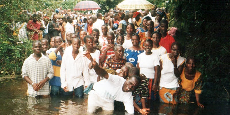 Baptismal Service Yacouba Tribe